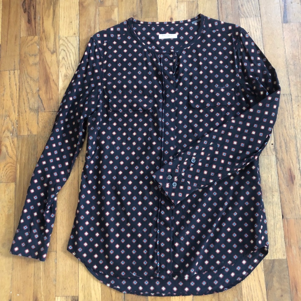 Silk Equipment Blouse